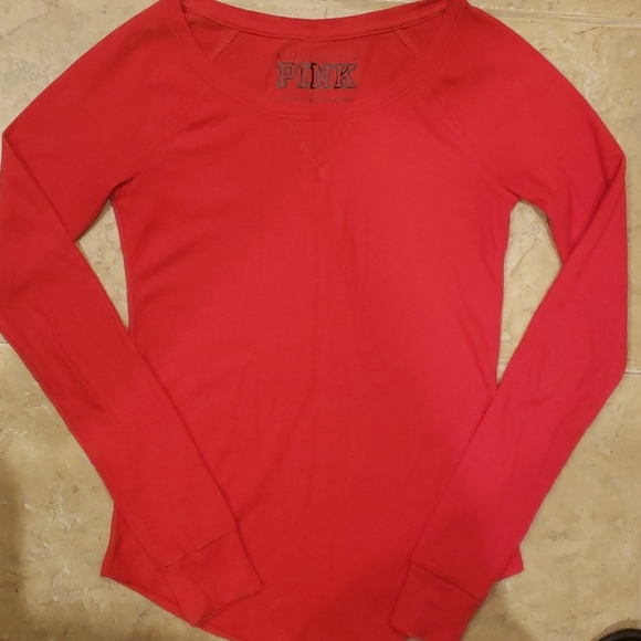 VS PINK "I Only Sleep In Pink" Thermal Shirt - Picture 1 of 5